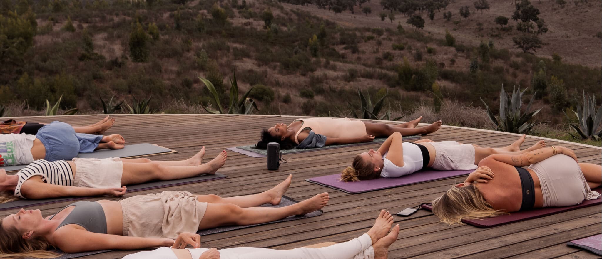 Sophia facilitating Kundalini with two women